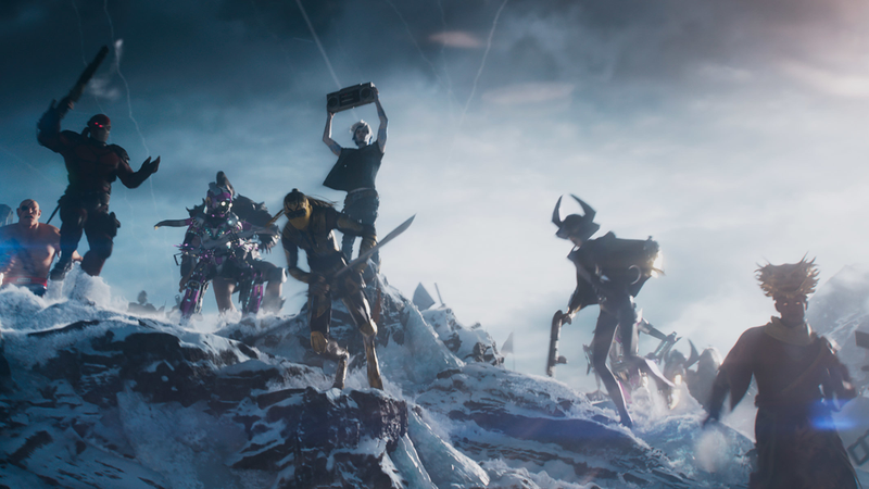 Avatars battling in the Oasis